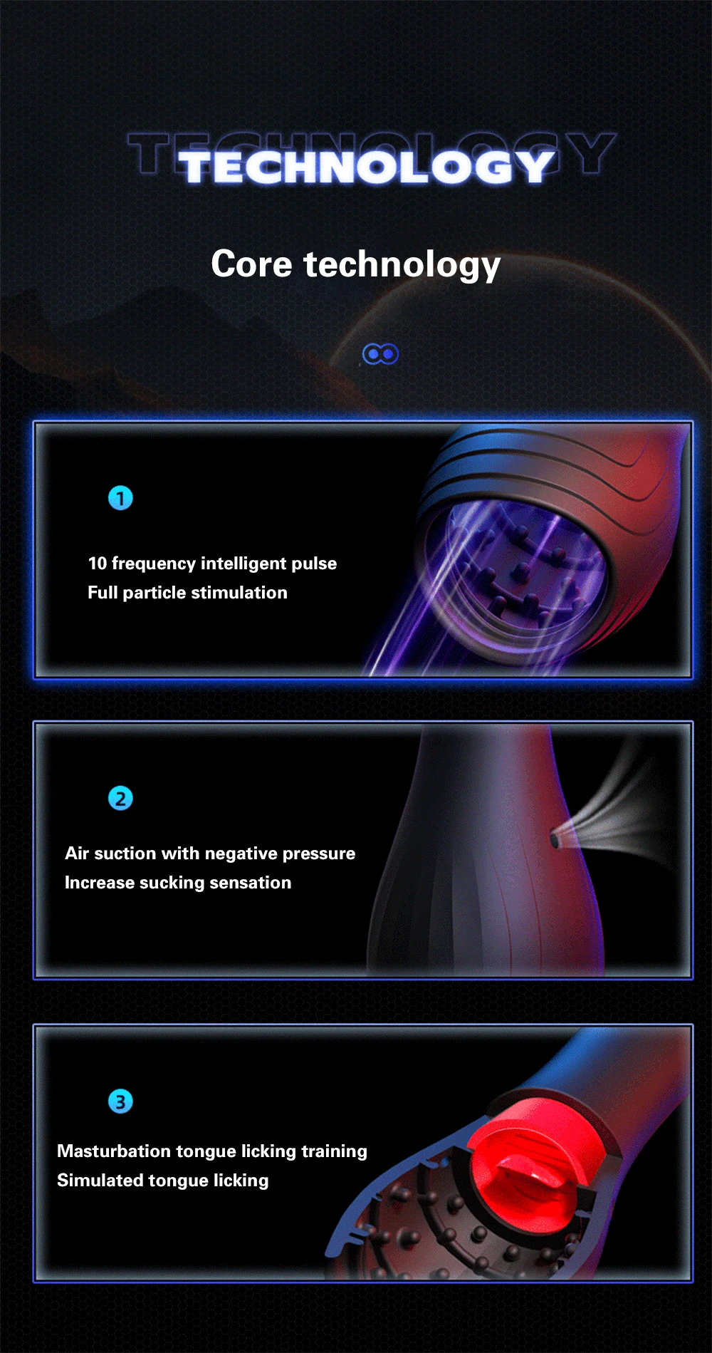 10 Modes Penis Delay Trainer Vibrator Male Masturbator Automatic Oral Climax Sex Glans Stimulate Massager Adult Sex Toys for Men