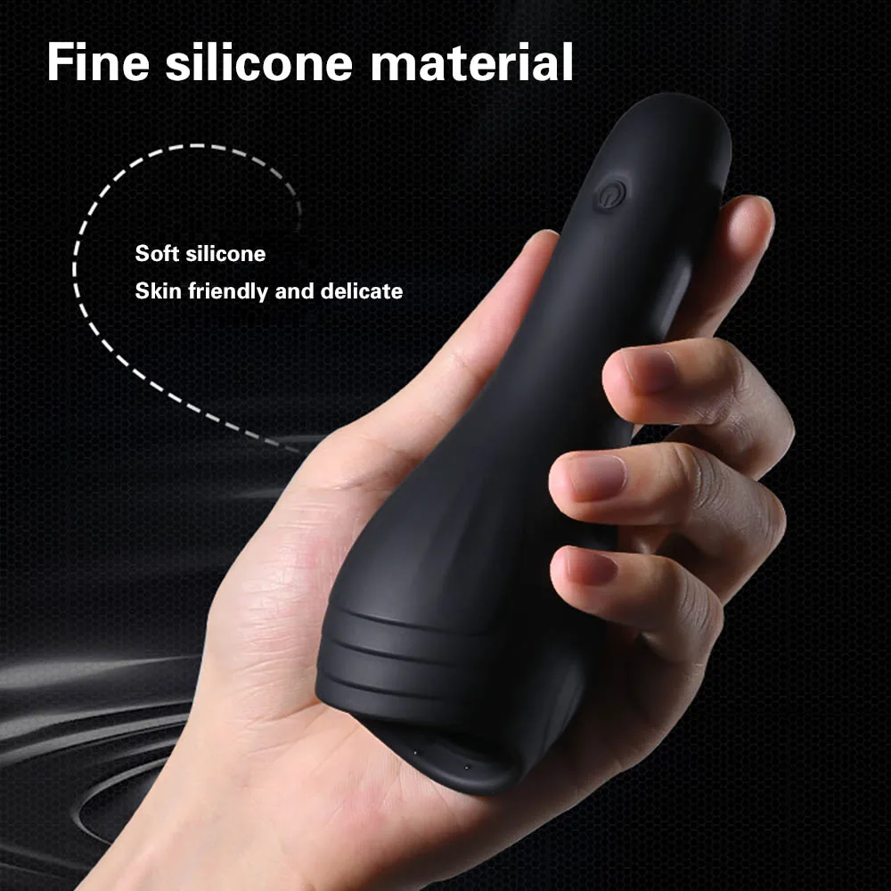 10 Modes Penis Delay Trainer Vibrator Male Masturbator Automatic Oral Climax Sex Glans Stimulate Massager Adult Sex Toys for Men