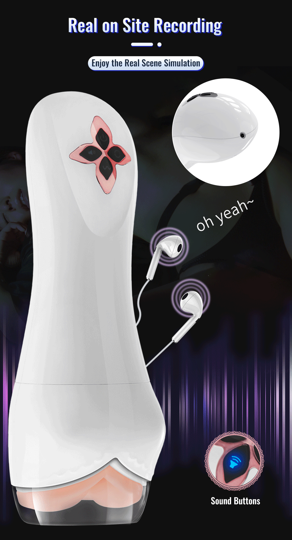 Automatic Male Masturbator Vibrating Sucking Masturbation Cup Simulation Vagina Blowjob Separable Adult Goods Sex Toy for Men