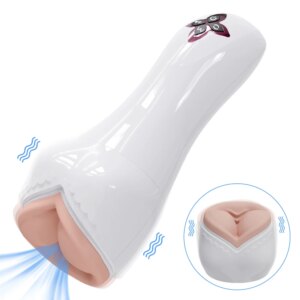 Automatic Male Masturbator Vibrating Sucking Masturbation Cup Simulation Vagina Blowjob Separable Adult Goods Sex Toy for Men