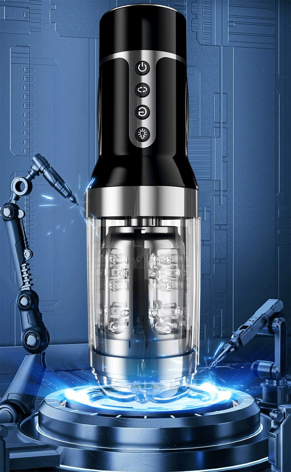 Automatic Male Masturbator Telescopic Rotation Vagina Masturbation Equipment Sex Toys for Men Goods for Adults Piston Mastubator