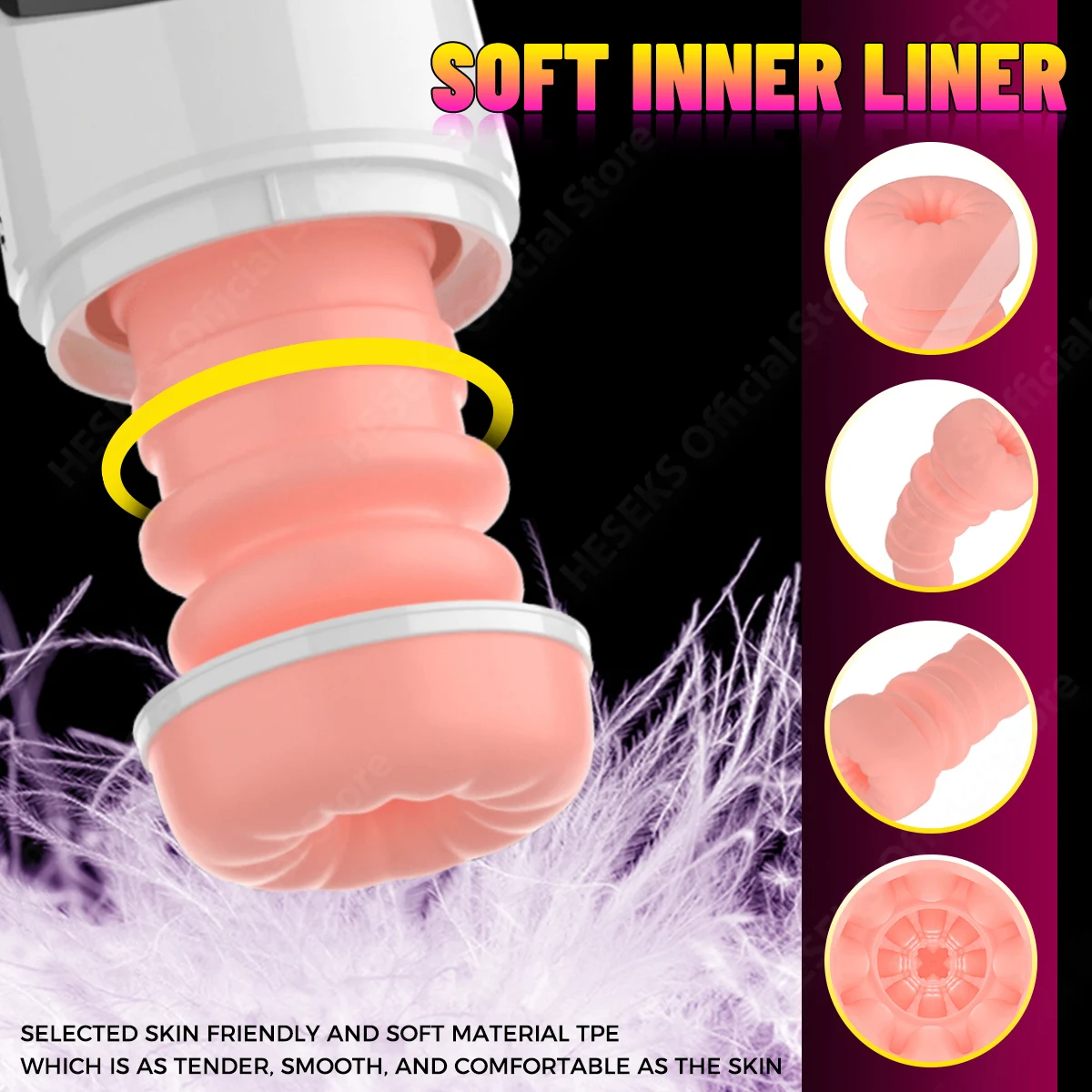 5D Flesh Telescopic Automatic Mastubator Heating Real Voice Oral Masturbator Blowjob Machine Vagina Sex Toy for Men