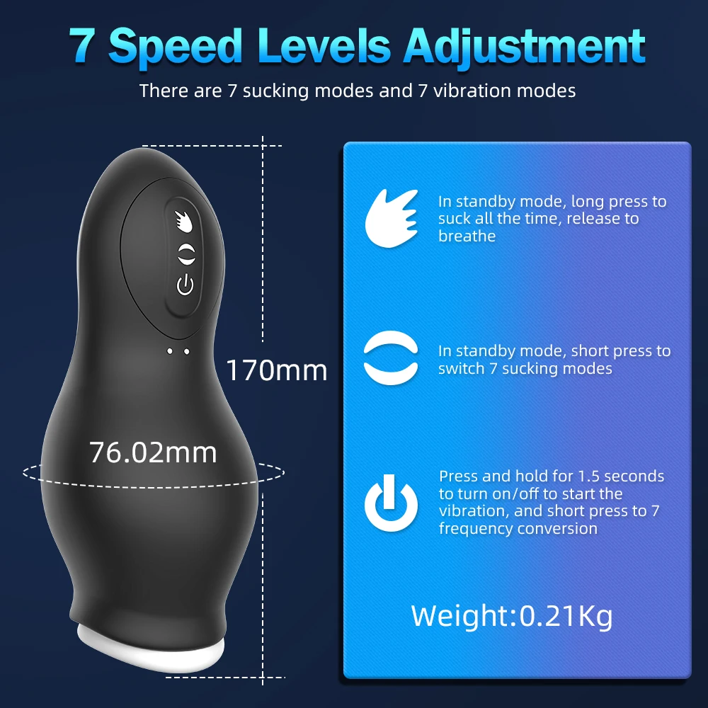 Automatic Sucking Male Mastubator Masturbation Cup Sex Toys Adult Goods for Men Blowjob Vibration Masturbation Equipment Machine