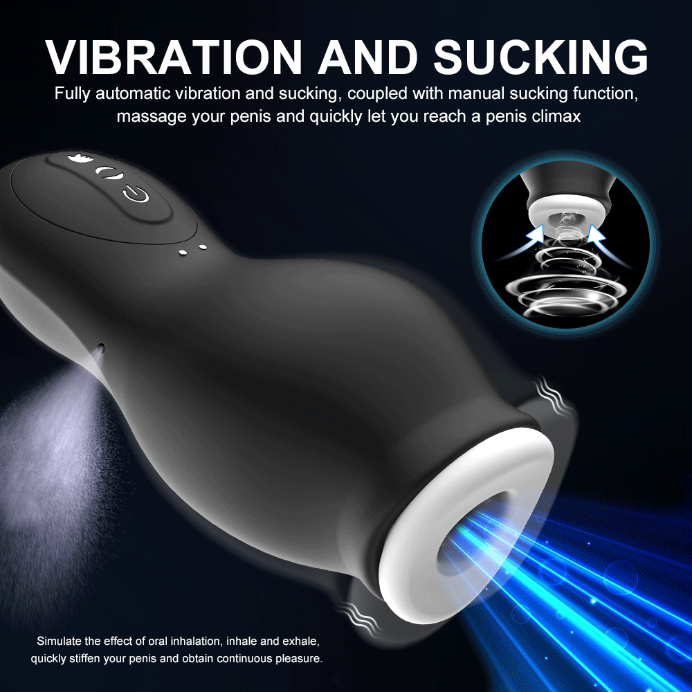 Automatic Sucking Male Mastubator Masturbation Cup Sex Toys Adult Goods for Men Blowjob Vibration Masturbation Equipment Machine