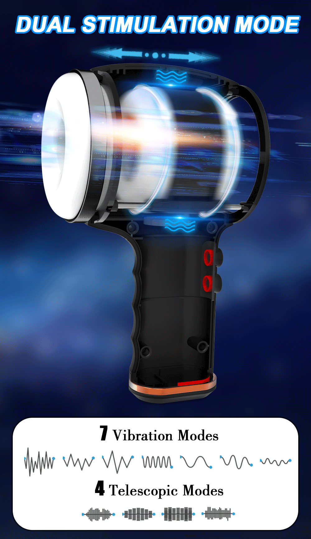 Automatic Thrusting Male Masturbator Cup Hands Free Blowjob Vagina Masturbation Sex Toys Adult Goods for Men Electric Mastubator
