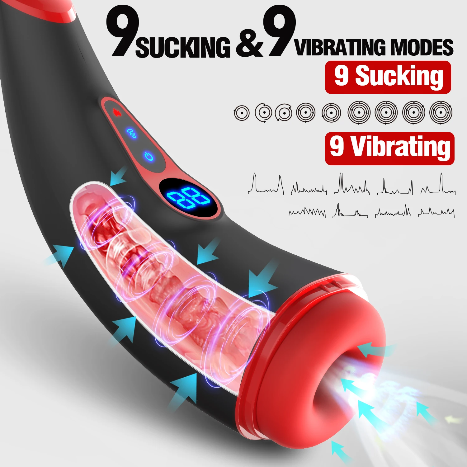 Automatic Male Masturbator Sucking Machine Vibrating Heating Men Masturbation Goods Blowjob Adult Supplies Sex Toy for Men Automatic Male Masturbator Sucking Machine Vibrating Heating Men Masturbation Goods Blowjob Adult Supplies Sex Toy for Men