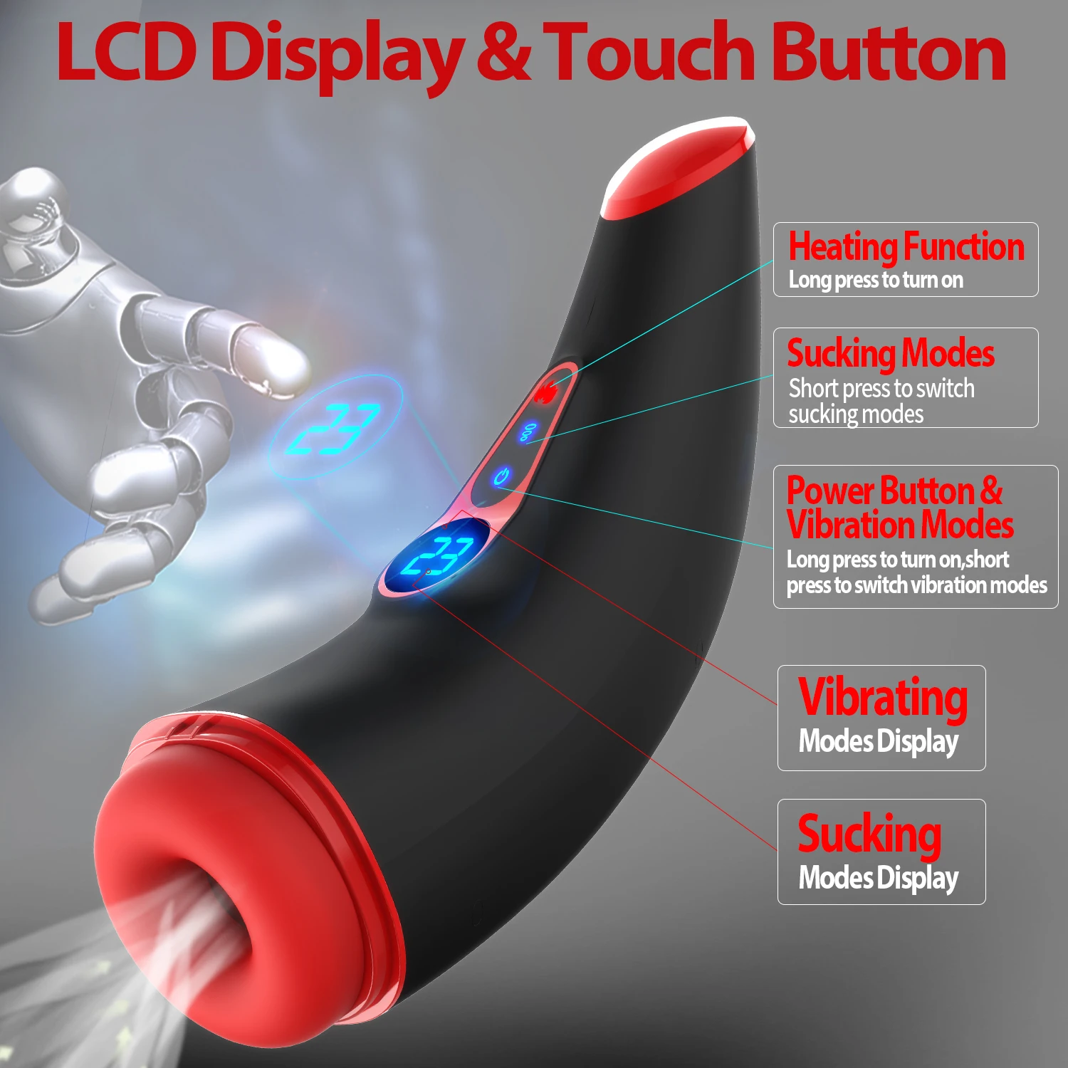 Automatic Male Masturbator Sucking Machine Vibrating Heating Men Masturbation Goods Blowjob Adult Supplies Sex Toy for Men Automatic Male Masturbator Sucking Machine Vibrating Heating Men Masturbation Goods Blowjob Adult Supplies Sex Toy for Men