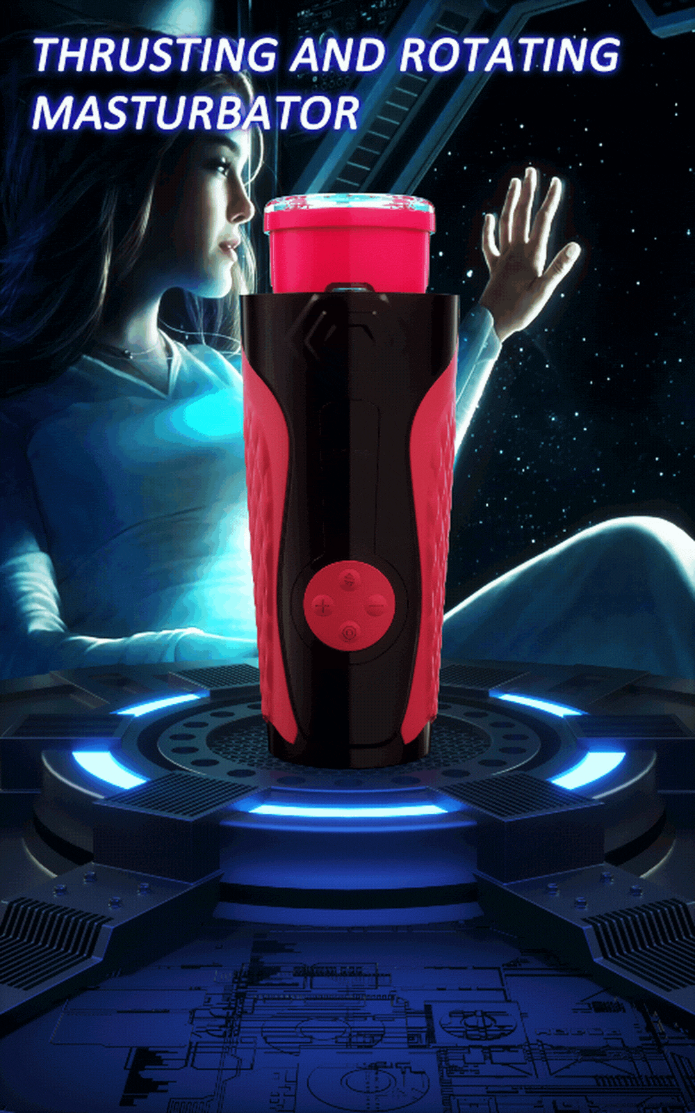 Powerful Rotation Telescopic Male Masturbator Automatic Piston Masturbation Cup for Men Simulation Blowjob Adult Goods Men