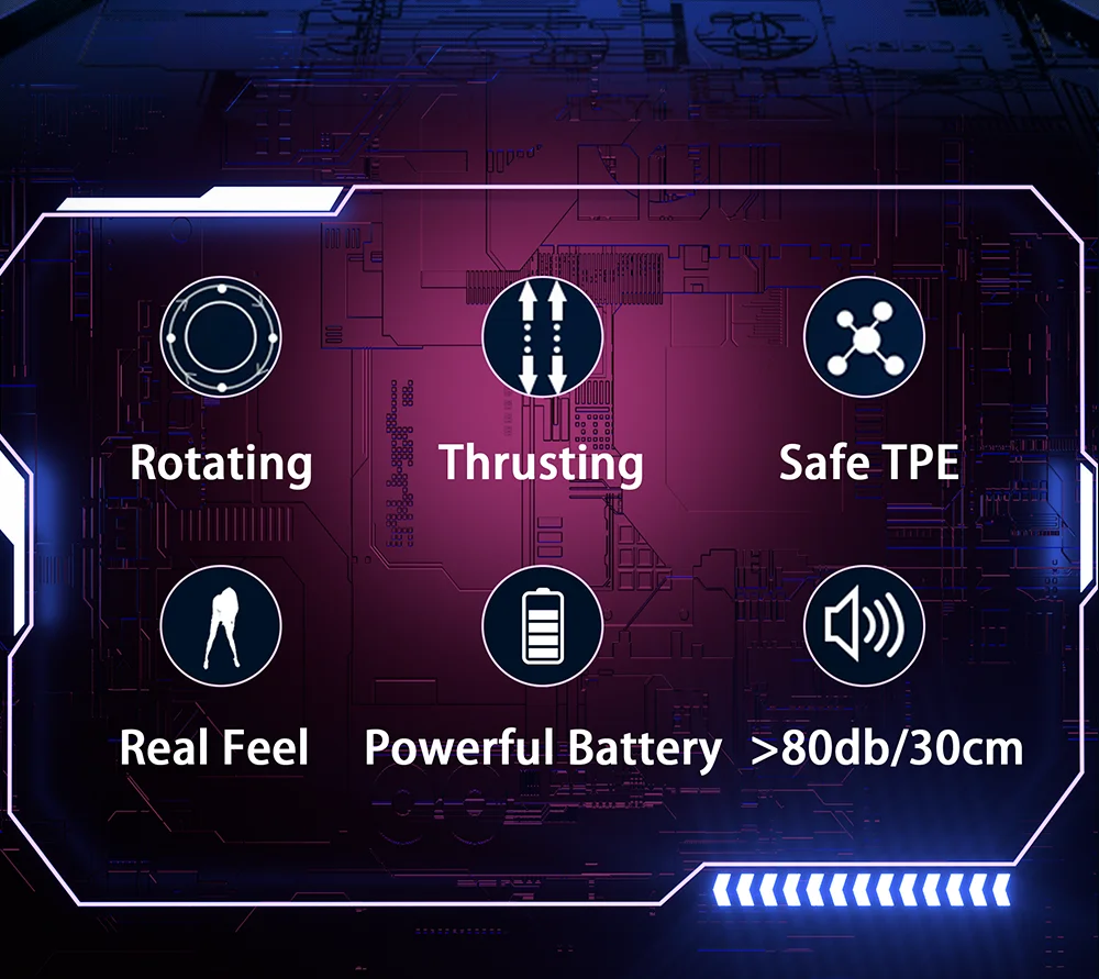 Powerful Rotation Telescopic Male Masturbator Automatic Piston Masturbation Cup for Men Simulation Blowjob Adult Goods Men