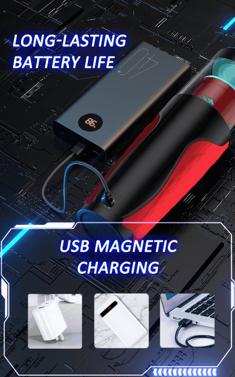 Powerful Rotation Telescopic Male Masturbator Automatic Piston Masturbation Cup for Men Simulation Blowjob Adult Goods Men