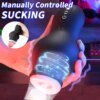 Male Masturbation Cup Automatic Rotation Machine Blowjobs Sucking Masturbators Real Oral Vaginal Penis Vibrator  for Men Sex Toy