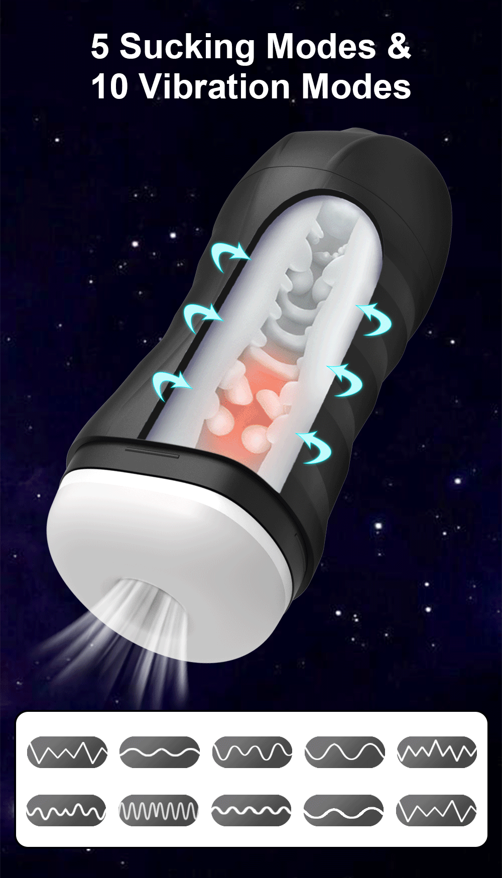 Automatic Sucking Male Mastubator Blowjob Masturbation Equipment Machine Sex Toys Adult Goods for Men Man Masturbators Cup