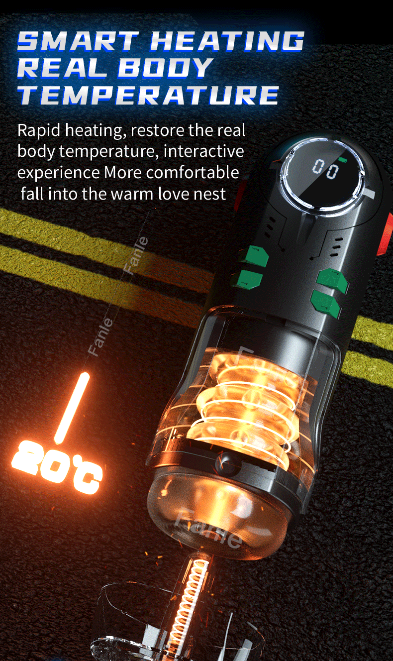 Automatic Telescopic Sucking Masturbators Cup for Men Male Heated Thrusting Masturbation Piston Pocket Adult Equipment Sex Toy