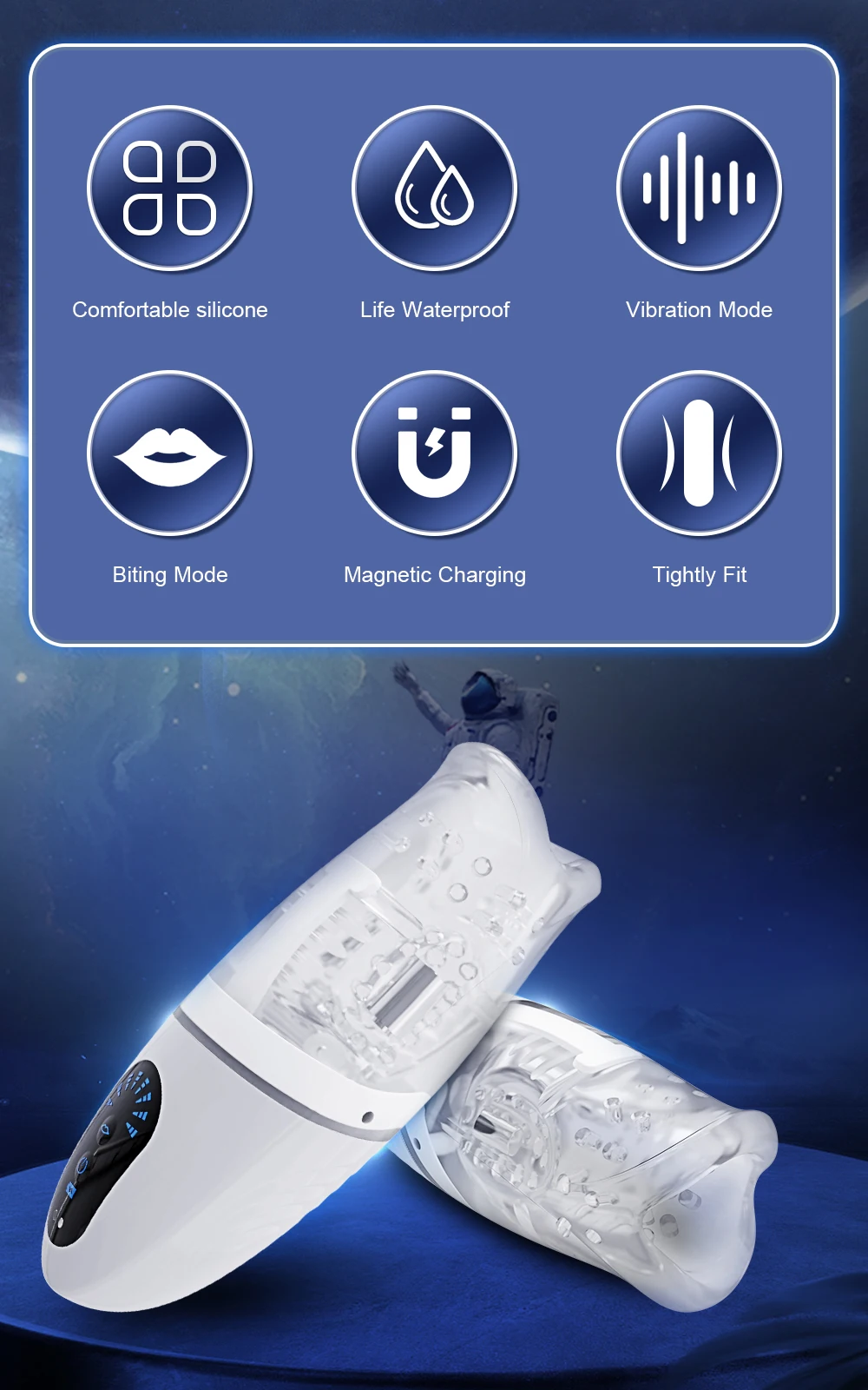 Automatic Male Masturbator Biting Vibrating Oral Blowjob Man Masturbation Pocket Pussy Waterproof Adult Goods Sex Toy for Men Automatic Male Masturbator Biting Vibrating Oral Blowjob Man Masturbation Pocket Pussy Waterproof Adult Goods Sex Toy for Men