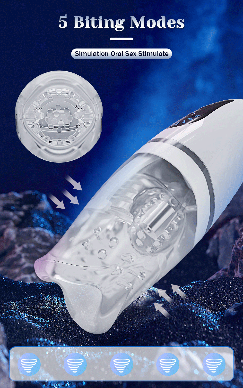 Automatic Male Masturbator Biting Vibrating Oral Blowjob Man Masturbation Pocket Pussy Waterproof Adult Goods Sex Toy for Men Automatic Male Masturbator Biting Vibrating Oral Blowjob Man Masturbation Pocket Pussy Waterproof Adult Goods Sex Toy for Men