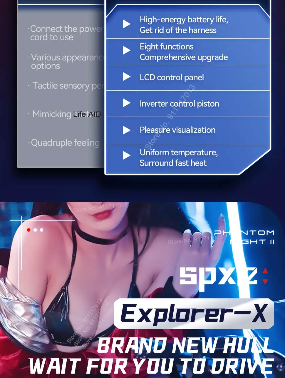 Adult Sex Toys Automatic Massage Erotic Goods Male Masturbator Realistic Artificial Portable Vagina Oral Stimulator Aircraft Cup