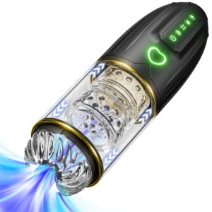 Automatic Sucking Man Masturbator 10 Modes Silicone Sex Toys for Men Telescopic Rotation Blowjob Vagina Male Masturbation Cup 18