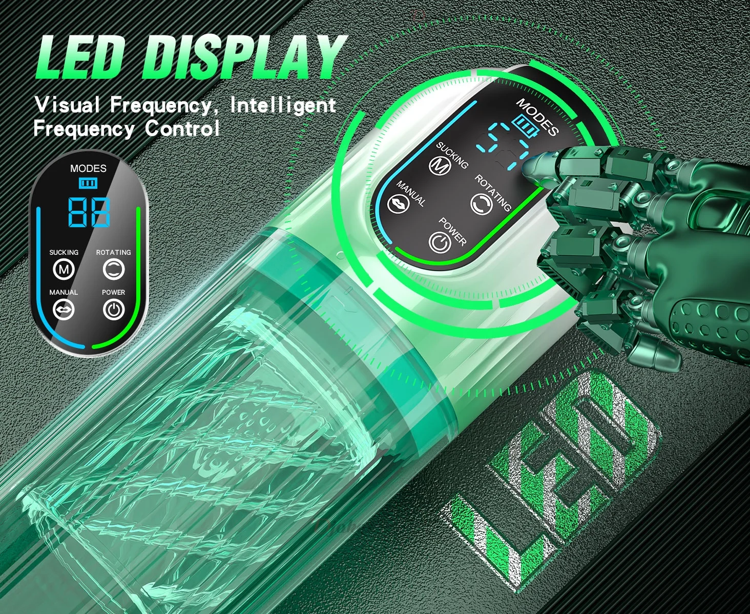 Automatic Male Masturbator Cup LED Display Sucking Vibration Blowjob Real Vagina Pocket Adults Sex Machines Toys For Men Man