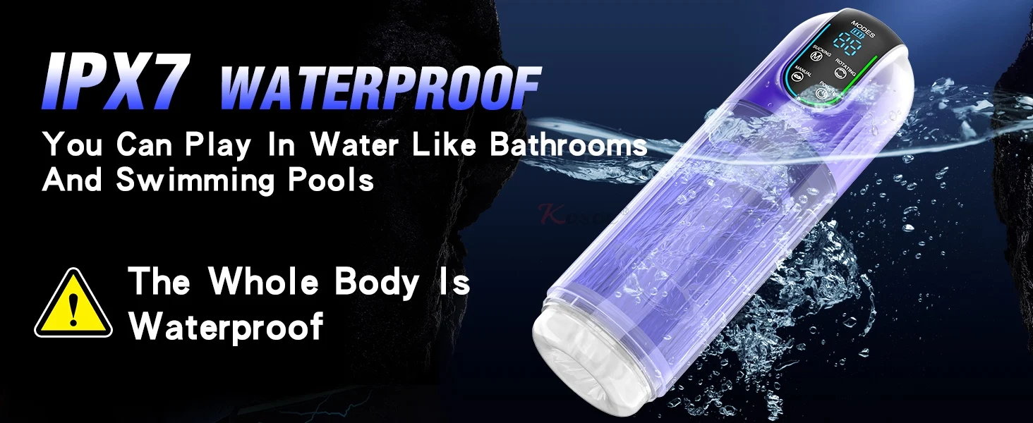 Automatic Male Masturbator Cup LED Display Sucking Vibration Blowjob Real Vagina Pocket Adults Sex Machines Toys For Men Man