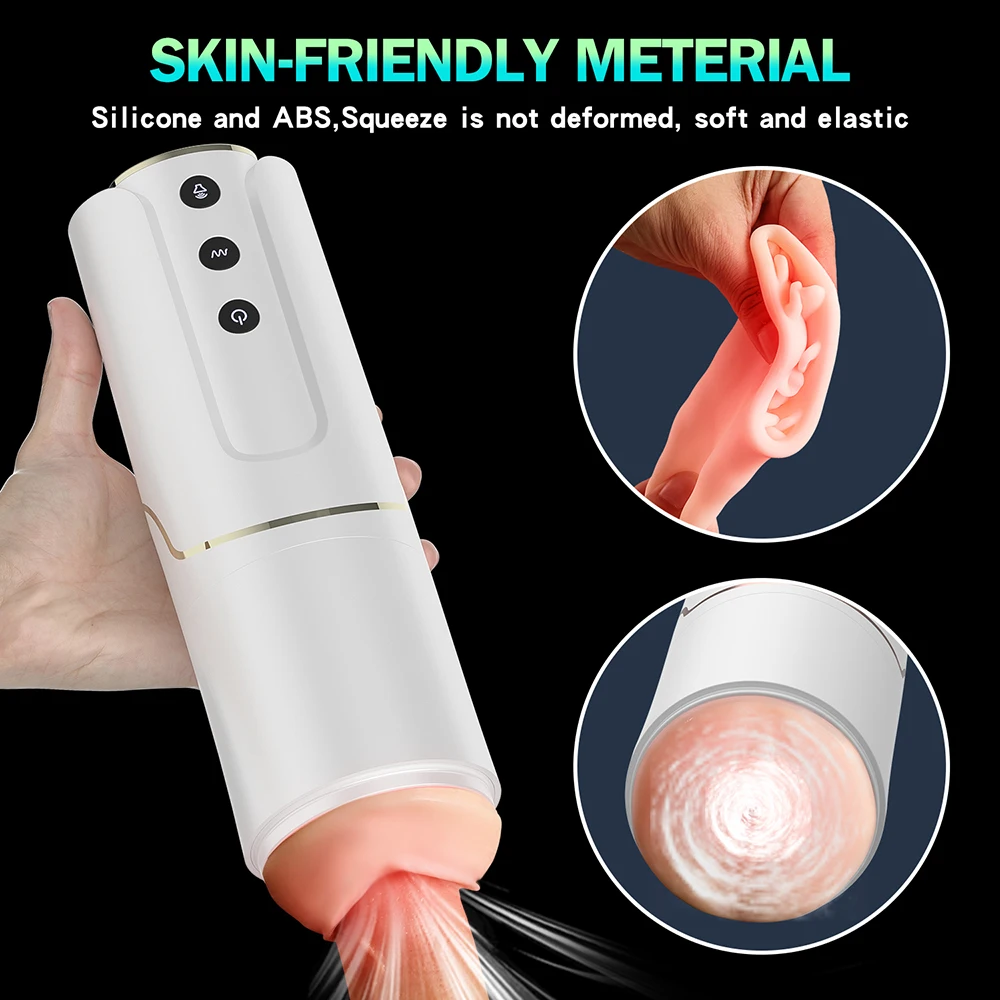 Automatic Wearable Masturbation Cup Telescopic Rotating Male Masturbator Blowjob Vagina Penis Vibrator Adults Sex Toys For Man Automatic Wearable Masturbation Cup Telescopic Rotating Male Masturbator Blowjob Vagina Penis Vibrator Adults Sex Toys For Man
