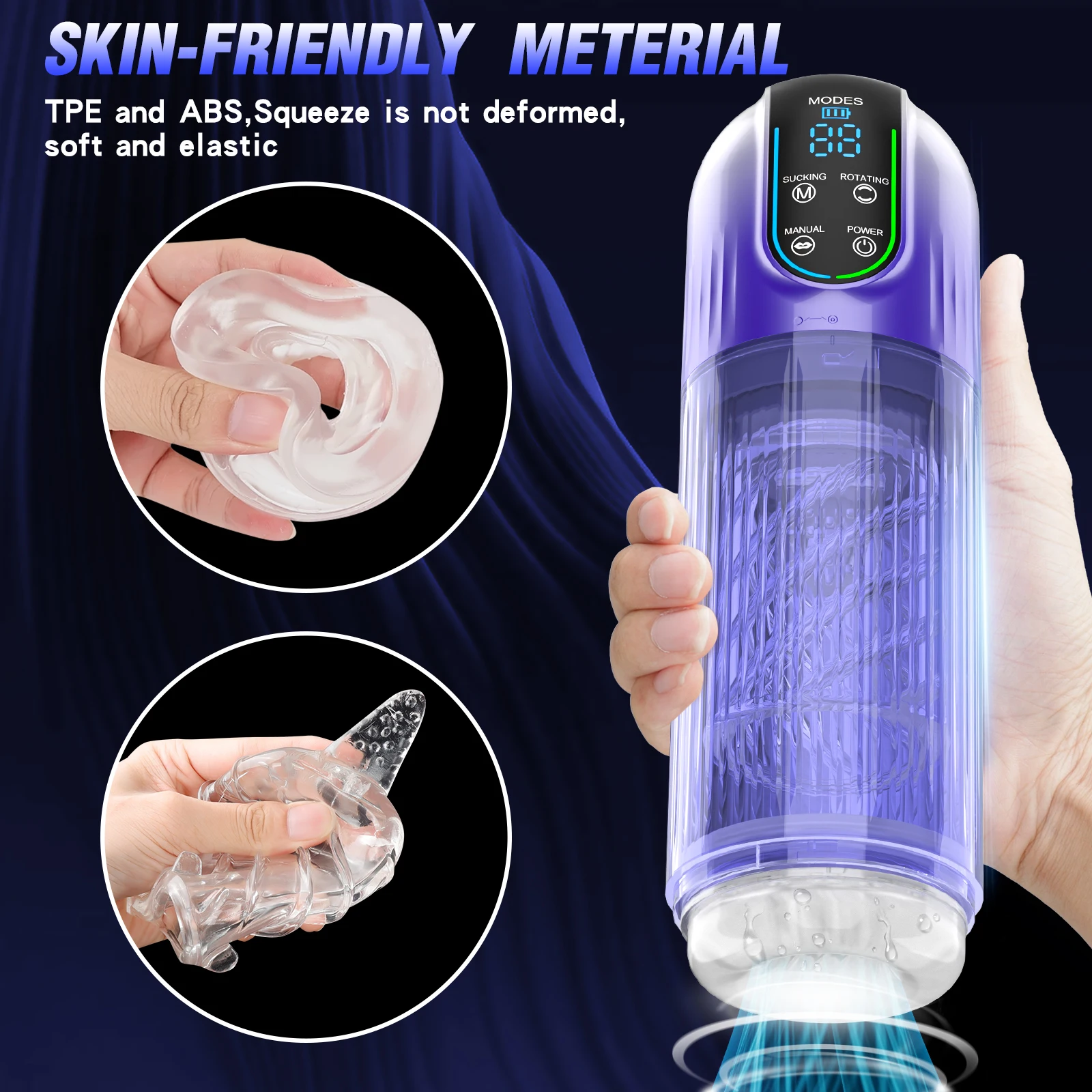 2024 Automatic Telescopic Rotation Male Masturbator Real Pocket Pussy Blowjob Machine Sex Toys for Men Piston Masturbation Cup 2024 Automatic Telescopic Rotation Male Masturbator Real Pocket Pussy Blowjob Machine Sex Toys for Men Piston Masturbation Cup