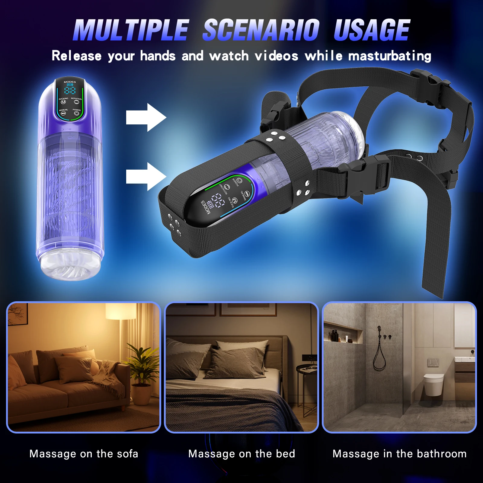 2024 Automatic Telescopic Rotation Male Masturbator Real Pocket Pussy Blowjob Machine Sex Toys for Men Piston Masturbation Cup 2024 Automatic Telescopic Rotation Male Masturbator Real Pocket Pussy Blowjob Machine Sex Toys for Men Piston Masturbation Cup