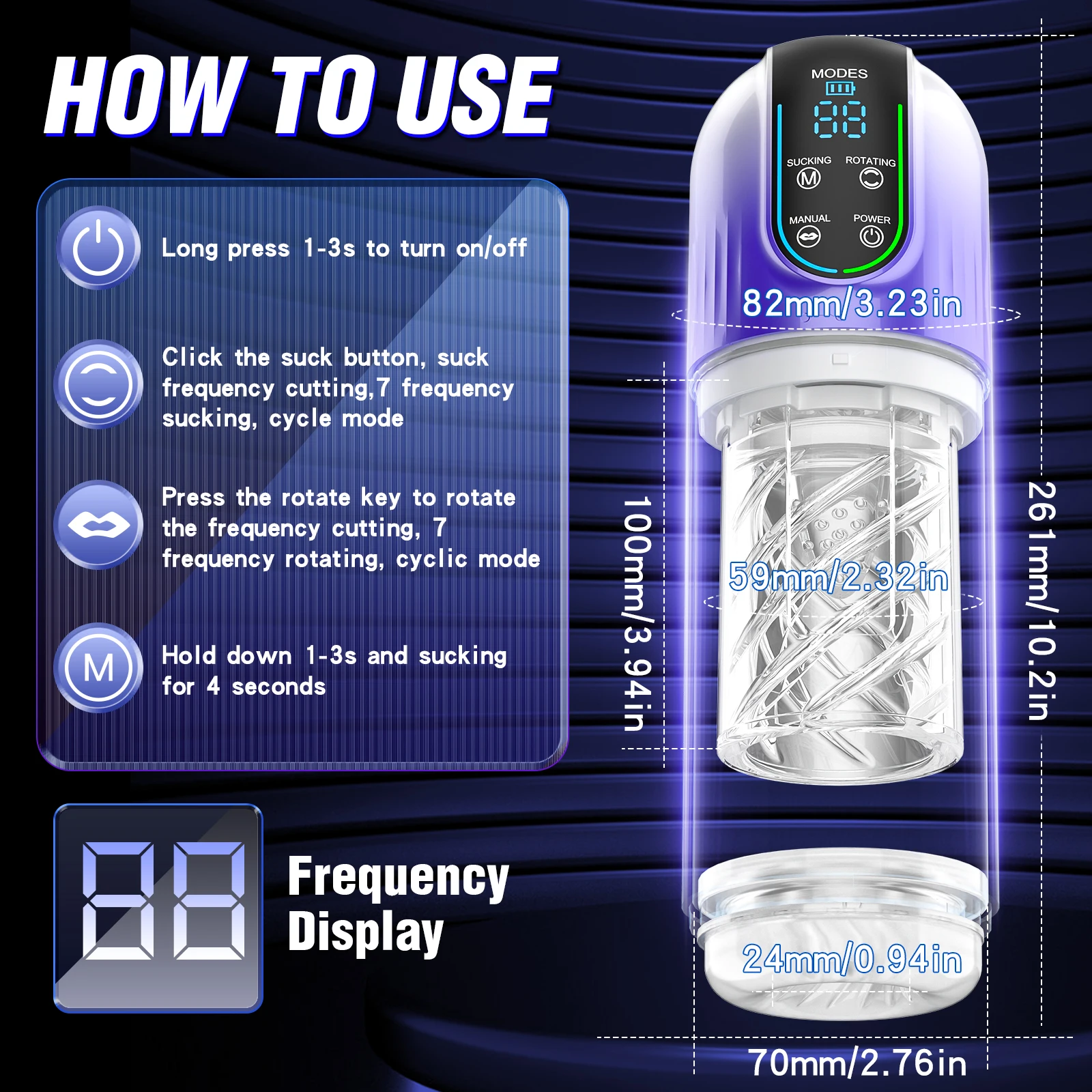 2024 Automatic Telescopic Rotation Male Masturbator Real Pocket Pussy Blowjob Machine Sex Toys for Men Piston Masturbation Cup 2024 Automatic Telescopic Rotation Male Masturbator Real Pocket Pussy Blowjob Machine Sex Toys for Men Piston Masturbation Cup
