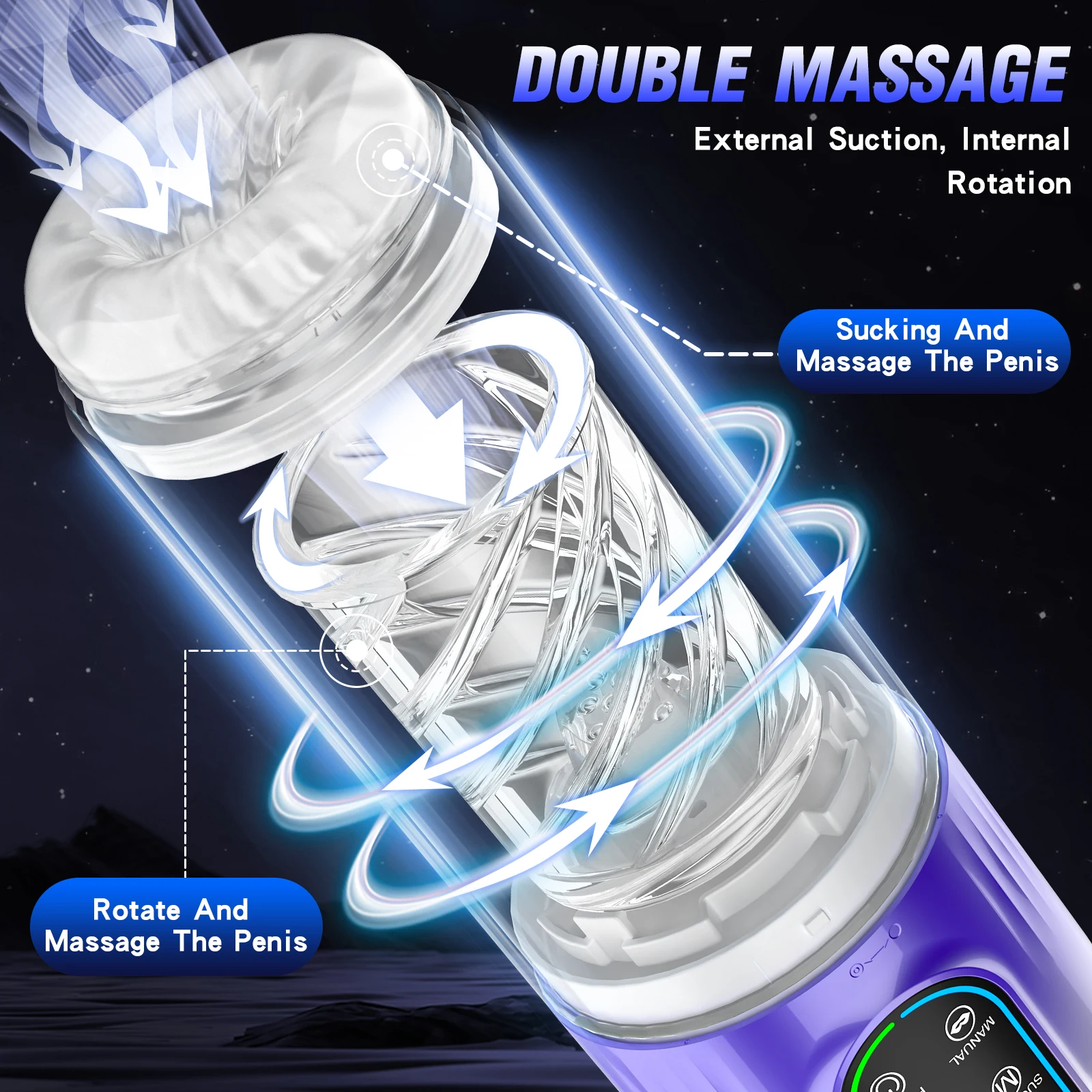 2024 Automatic Telescopic Rotation Male Masturbator Real Pocket Pussy Blowjob Machine Sex Toys for Men Piston Masturbation Cup 2024 Automatic Telescopic Rotation Male Masturbator Real Pocket Pussy Blowjob Machine Sex Toys for Men Piston Masturbation Cup