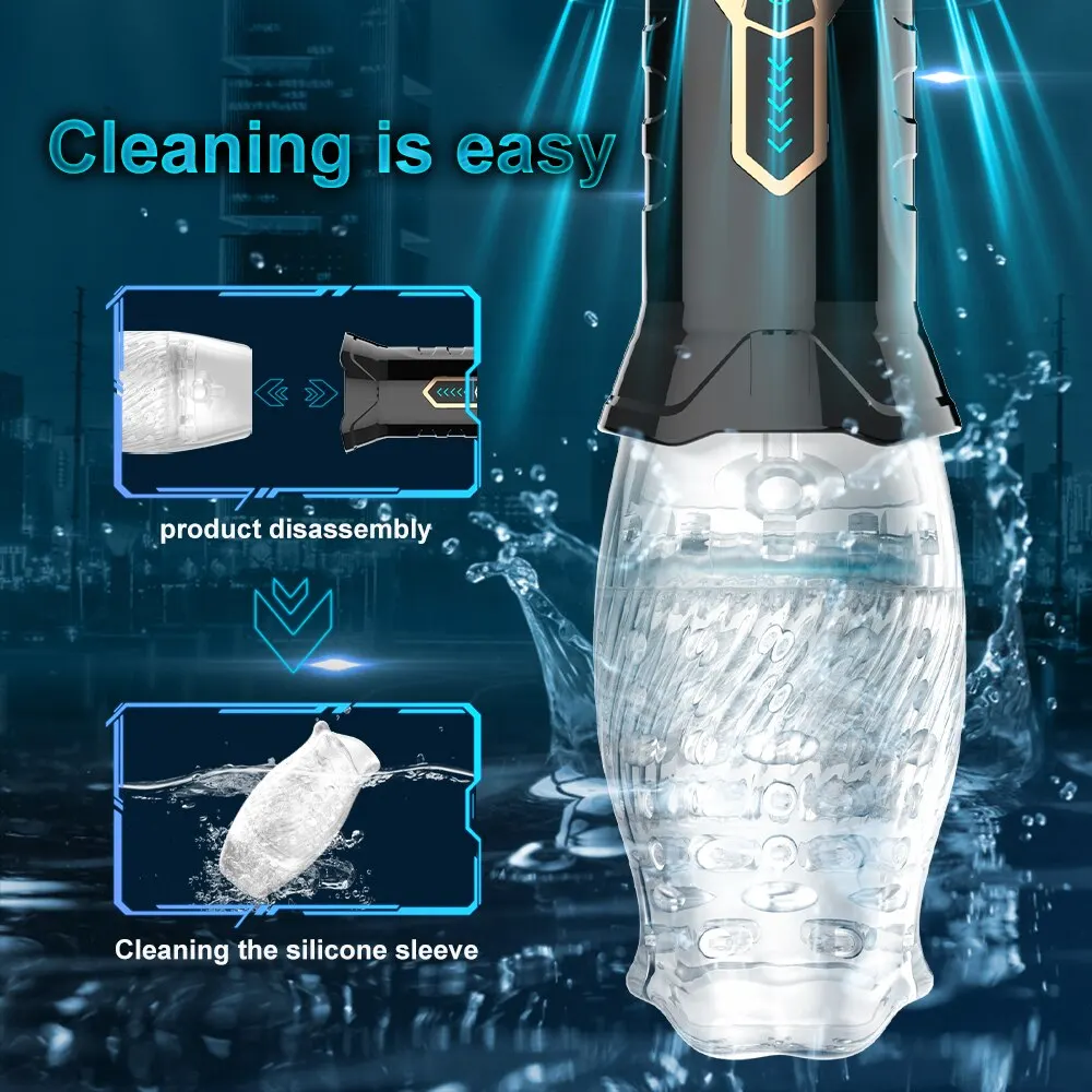 Men Sex Toys Automatic Male Masturbator Sex Toy Masturbation with 5 Rotating & 10 Vibrating Electric Pocket Pussies Adult Toys Men Sex Toys Automatic Male Masturbator Sex Toy Masturbation with 5 Rotating & 10 Vibrating Electric Pocket Pussies Adult Toys