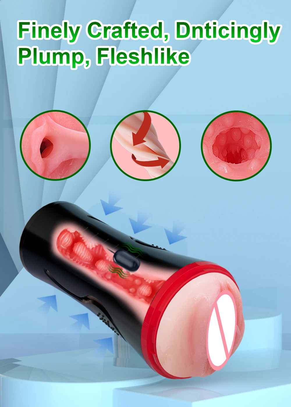 Automatic Male Masturbation Cup Sucking Vibration Penis Oral Machine Suction Blowjob Mastubator Cup Pussy Penis Sex Toy For Men