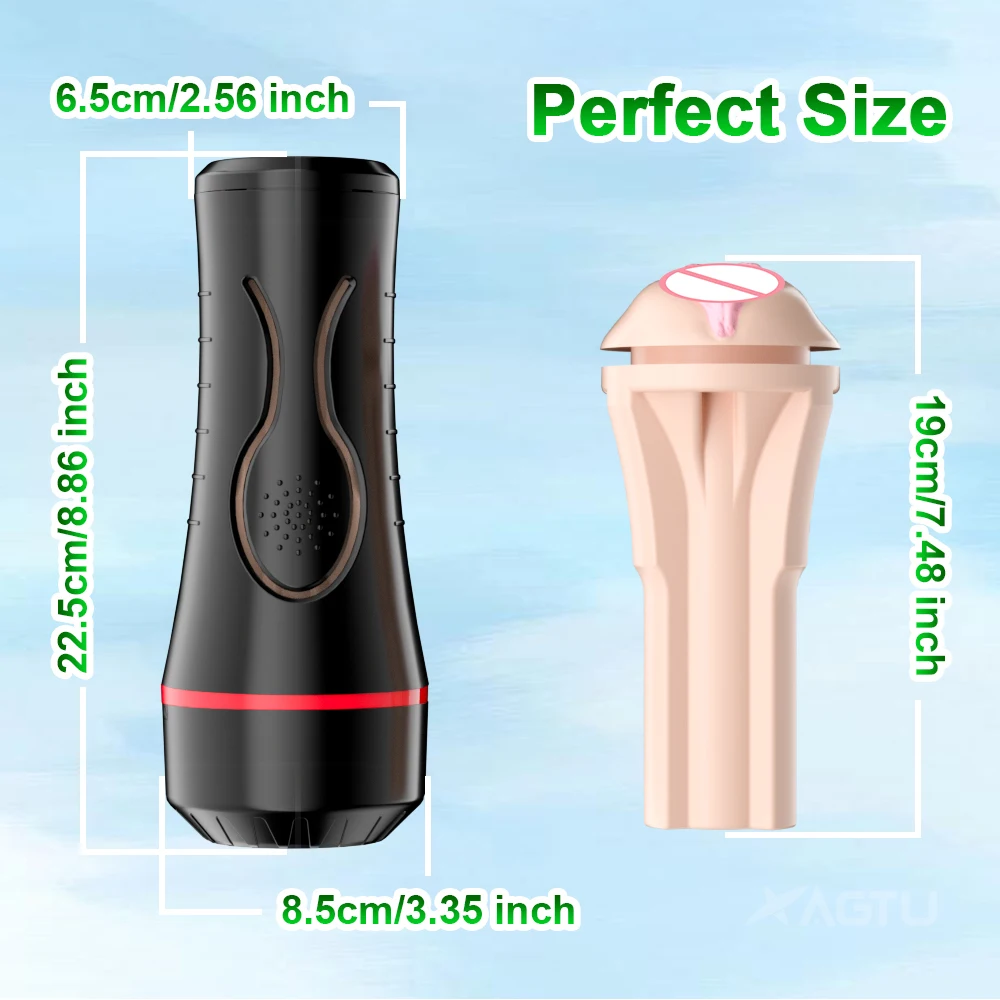 Automatic Male Masturbation Cup Sucking Vibration Penis Oral Machine Suction Blowjob Mastubator Cup Pussy Penis Sex Toy For Men