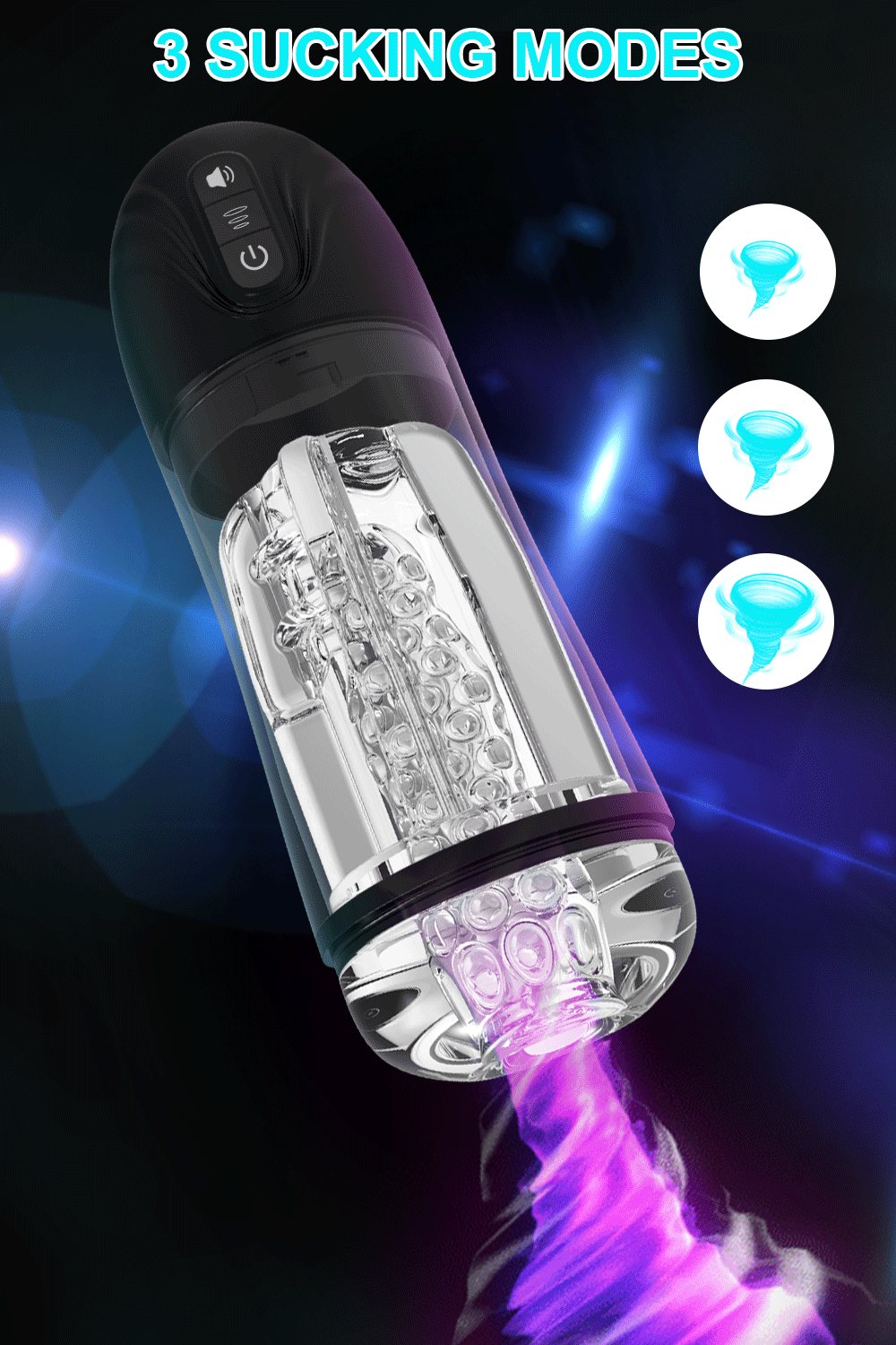 Automatic Sucking Male Mastubator Blowjob Silicone Vagina Vibrator Adult Goods Male Masturbation Equipment Sex Toys for Men