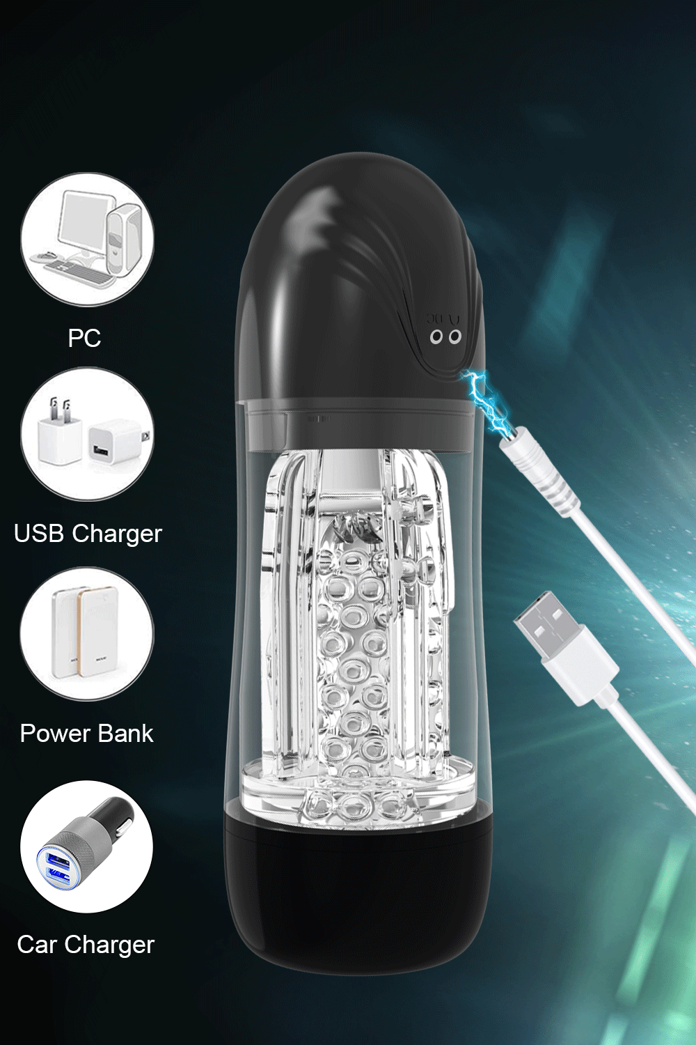 Automatic Sucking Male Mastubator Blowjob Silicone Vagina Vibrator Adult Goods Male Masturbation Equipment Sex Toys for Men