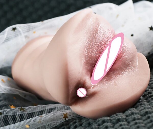 3D Artificial Vagina Male Masturbators Cup Realistic Vaginal Real Vagina Anal Soft Silicone Ass Sex Toys for Men Masturbation