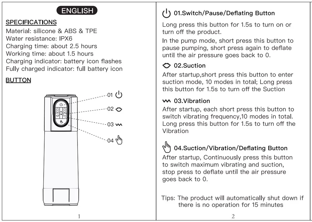 Automatic Male Masturbators Sex Toy 9 Vibration 9 Suction Blowjob Stroker Masturbator Vacuum Pump Machine IPX6 Sex Toys for Men