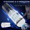 Automatic Male Masturbators Sex Toy 9 Vibration 9 Suction Blowjob Stroker Masturbator Vacuum Pump Machine IPX6 Sex Toys for Men
