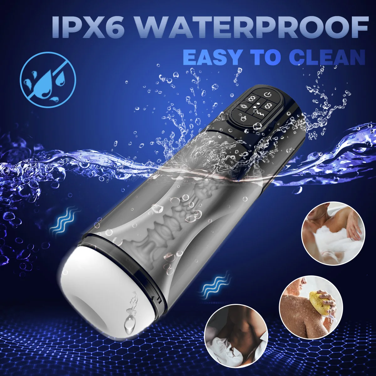 Automatic Male Masturbators Sex Toy 9 Vibration 9 Suction Blowjob Stroker Masturbator Vacuum Pump Machine IPX6 Sex Toys for Men Automatic Male Masturbators Sex Toy 9 Vibration 9 Suction Blowjob Stroker Masturbator Vacuum Pump Machine IPX6 Sex Toys for Men