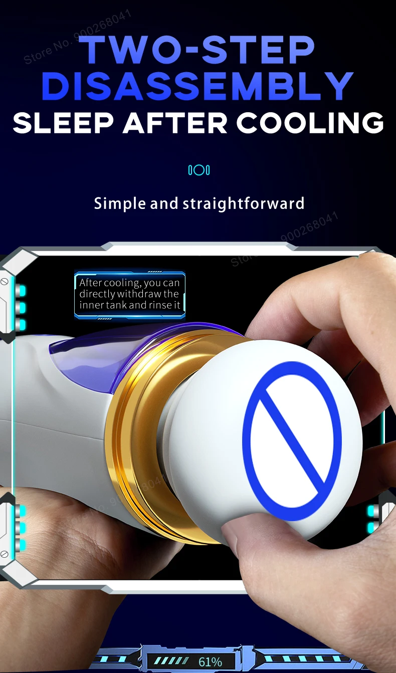Automatic Thrust Sucking Male Masturbator Vaginal Suction Telescopic Vibrator Sex Toy for Men Masturbation Cup Blowjob Machine