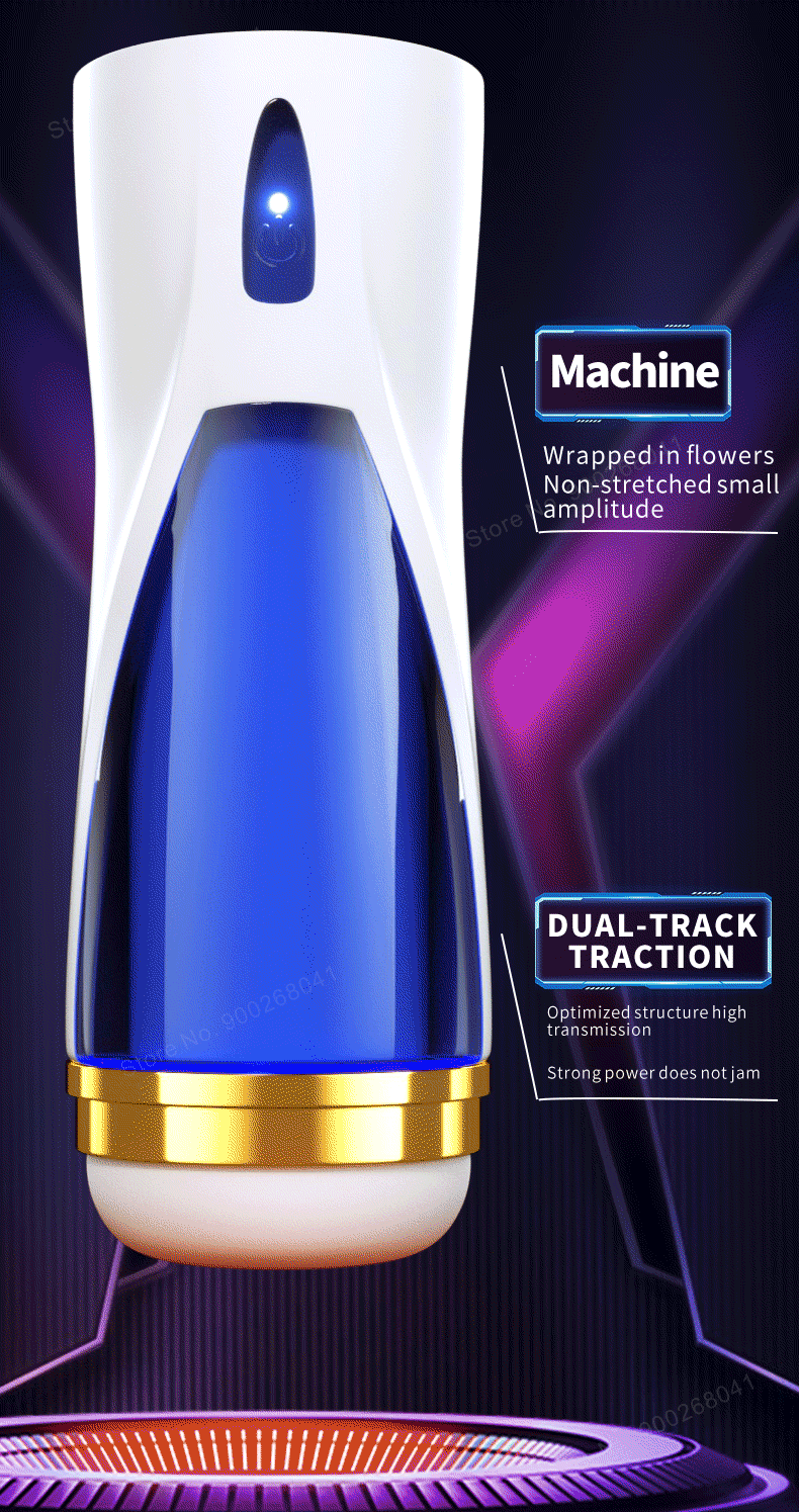 Automatic Thrust Sucking Male Masturbator Vaginal Suction Telescopic Vibrator Sex Toy for Men Masturbation Cup Blowjob Machine