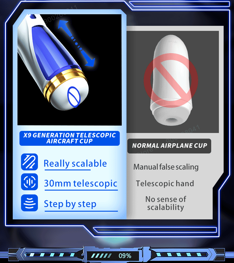 Automatic Thrust Sucking Male Masturbator Vaginal Suction Telescopic Vibrator Sex Toy for Men Masturbation Cup Blowjob Machine