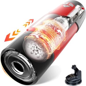 Automatic Male Masturbator Cup Blowjob Vibration Rotation Telescopic Sucking Vagina Masturbation Penis Oral Sex Toys For Adults