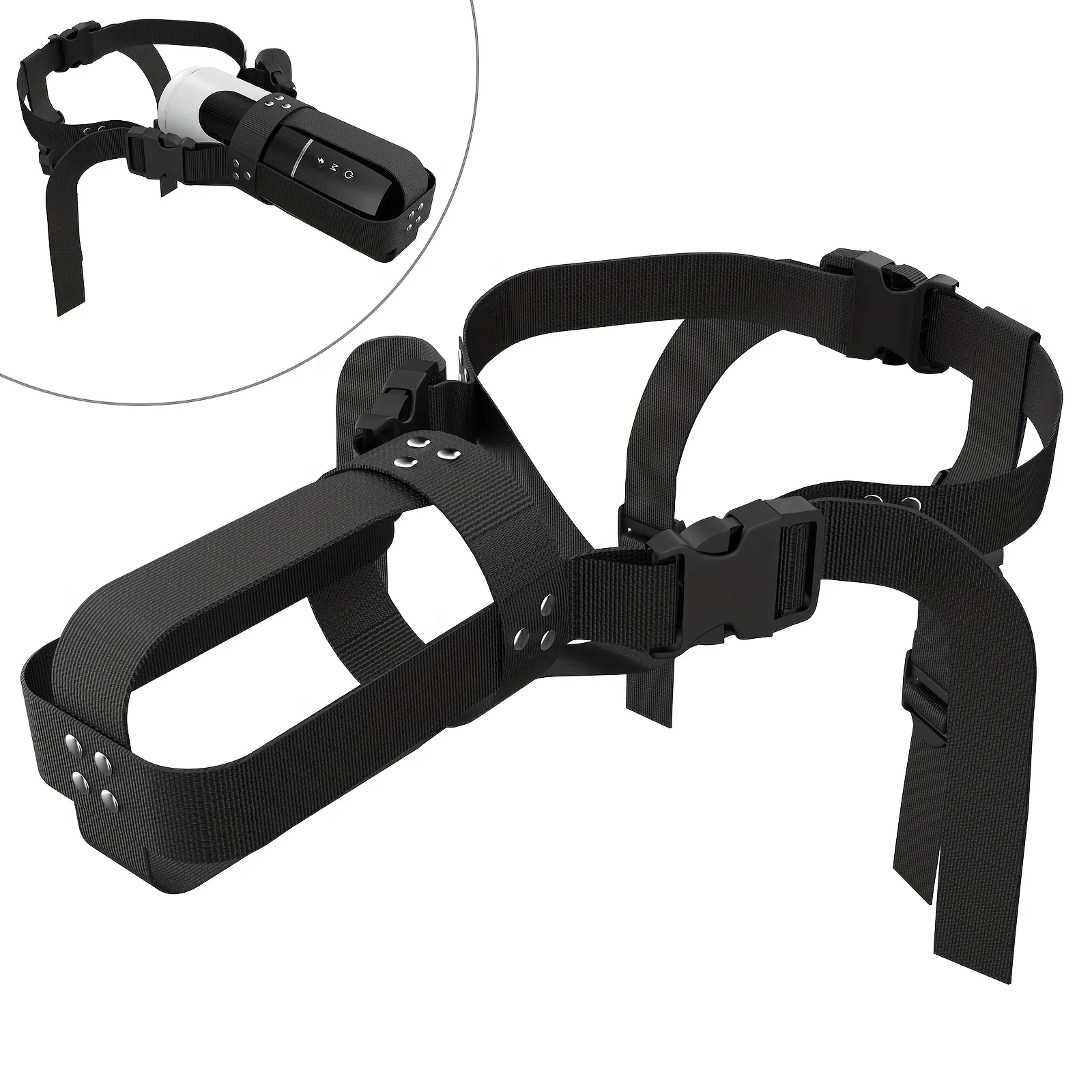Adjustable Strap-on Automatic Male Masturbation Cup Wearable Sex Harness Male Hands Free Masturbator Sex Toys for Man