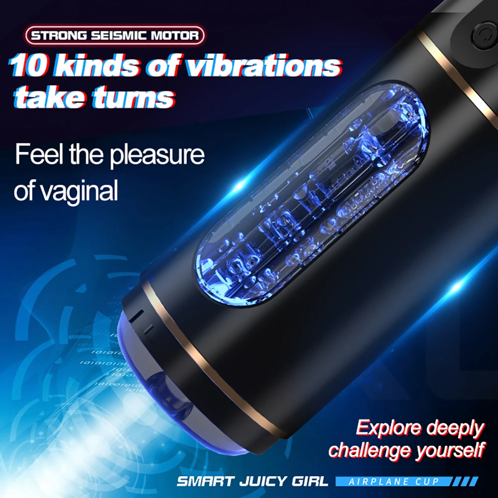 Automatic Male Masturbator Cup Vibration Sucking Vibrating Masturbation Machine Vagina Pusssy Blowjob Toys for Man Adults 18 Automatic Male Masturbator Cup Vibration Sucking Vibrating Masturbation Machine Vagina Pusssy Blowjob Toys for Man Adults 18