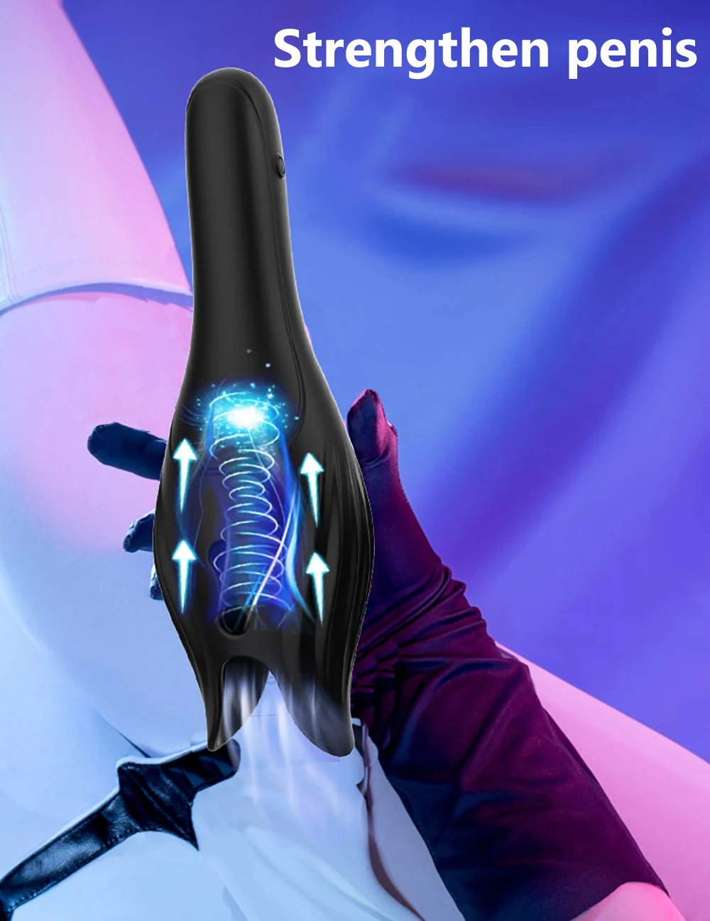 Male Glans Stimulate Massager Licking Vibrating 10 Modes Penis Delay Trainer Vibrator Masturbator Automatic Oral Climax Sex Toys