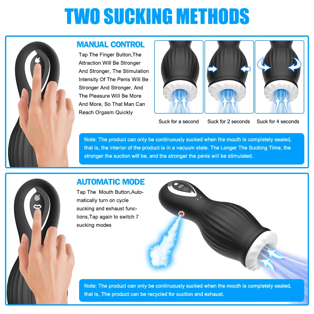 Male Automatic Sucking Vagina Pussy Masturbation Cup Hands Free Real Blowjob Masturbator Adult Sex Toys For Men Male Automatic Sucking Vagina Pussy Masturbation Cup Hands Free Real Blowjob Masturbator Adult Sex Toys For Men