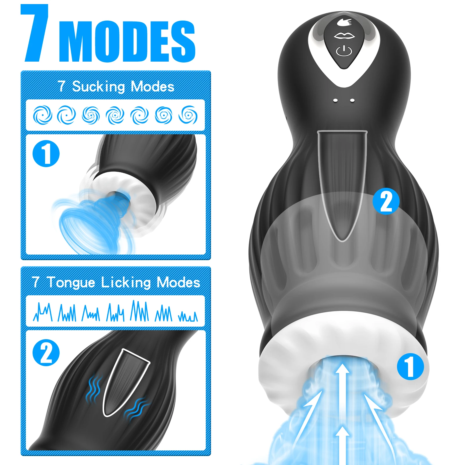 Male Automatic Sucking Vagina Pussy Masturbation Cup Hands Free Real Blowjob Masturbator Adult Sex Toys For Men Male Automatic Sucking Vagina Pussy Masturbation Cup Hands Free Real Blowjob Masturbator Adult Sex Toys For Men
