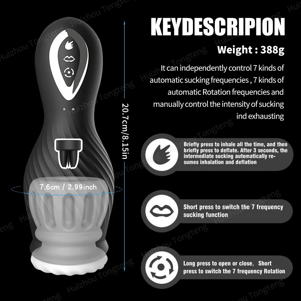 Male Automatic Sucking Vagina Pussy Masturbation Cup Hands Free Real Blowjob Masturbator Adult Sex Toys For Men Male Automatic Sucking Vagina Pussy Masturbation Cup Hands Free Real Blowjob Masturbator Adult Sex Toys For Men