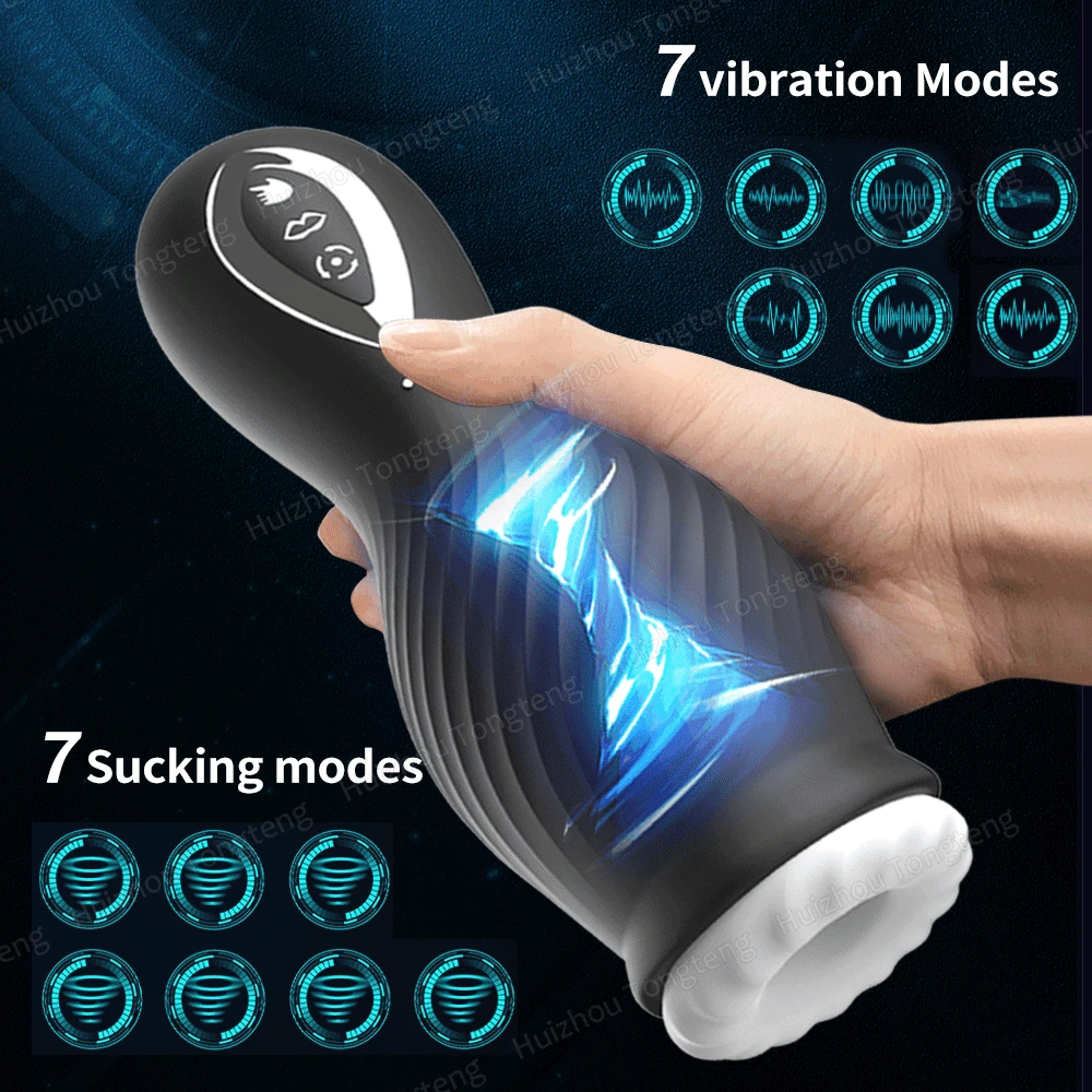 Male Automatic Sucking Vagina Pussy Masturbation Cup Hands Free Real Blowjob Masturbator Adult Sex Toys For Men Male Automatic Sucking Vagina Pussy Masturbation Cup Hands Free Real Blowjob Masturbator Adult Sex Toys For Men