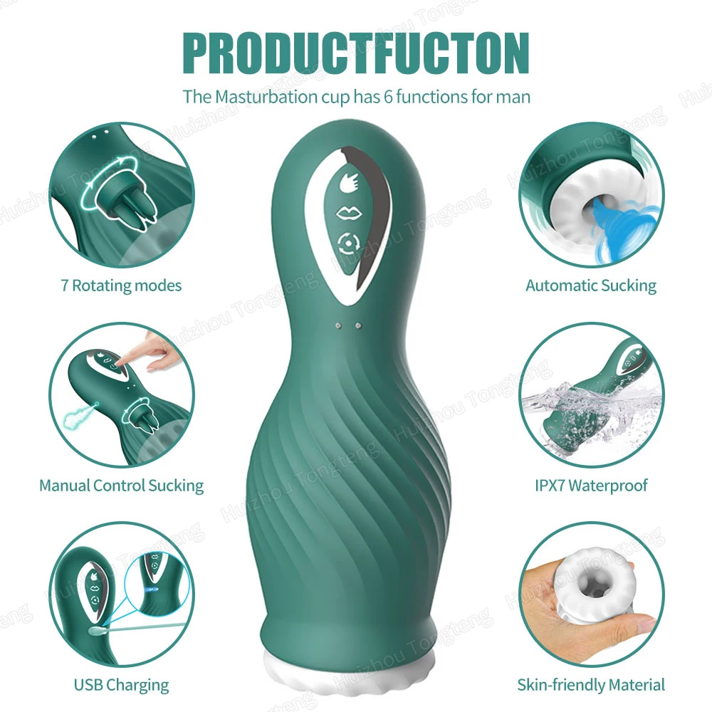Male Automatic Sucking Vagina Pussy Masturbation Cup Hands Free Real Blowjob Masturbator Adult Sex Toys For Men Male Automatic Sucking Vagina Pussy Masturbation Cup Hands Free Real Blowjob Masturbator Adult Sex Toys For Men