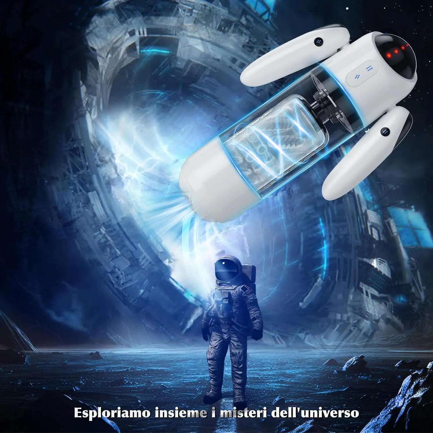 Men Automatic Masturbation Cup Telescopic Rotation Simulation Channel Private Parts Exercise Adult Products Sex Toy Masturbador